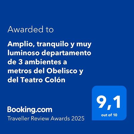 Apartmán Amplio, Tranquilo Y Muy Luminoso Departamento De 3 Ambientes A Metros Del Obelisco Y Del Teatro Colon Buenos Aires Exteriér fotografie